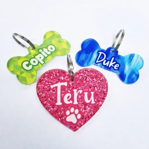 Placas en acrílico personalizadas para mascotas